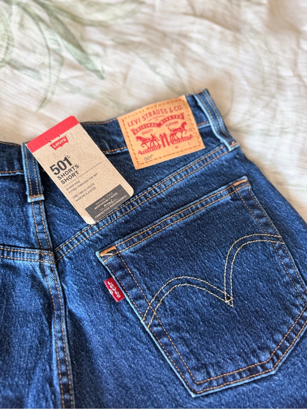 Levi's 501 Shorts - Dark Blue